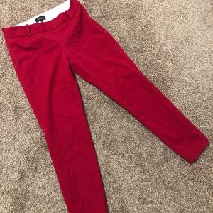 Babaton Red Ankle Length Pants
